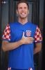 hrvatski nogometni dres, plavi / Croatian football jersey , blue