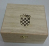drvena kutija, unutrašnjost juta/ wooden box in side