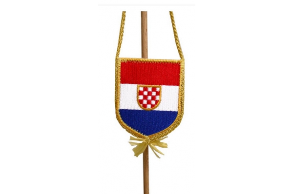 autozastvica, povijesni grb / Cart flag historycal  