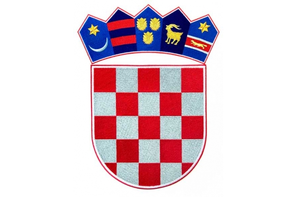 vezeni hrvatski grb /Croatian Coat of Arms, embroidered
